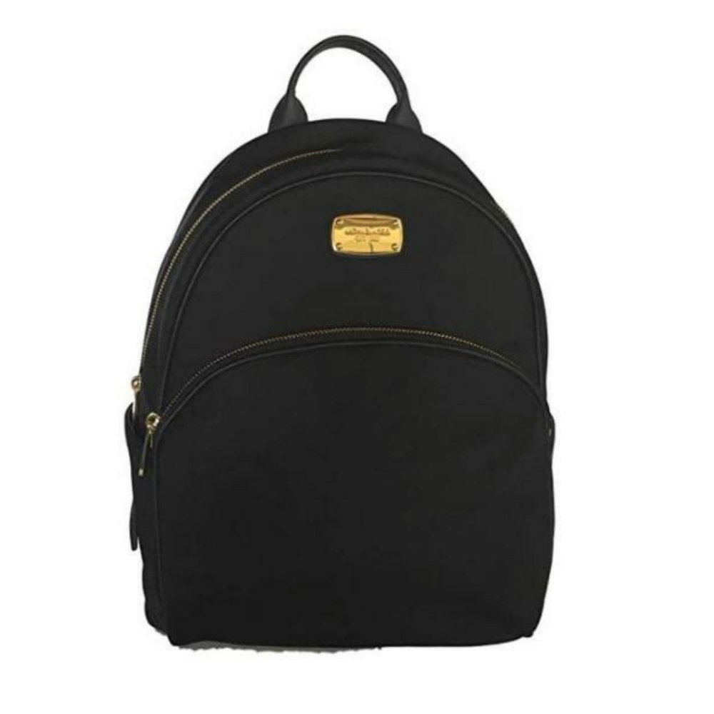 Michael Kors Abbey Large Black Nylon Backpack